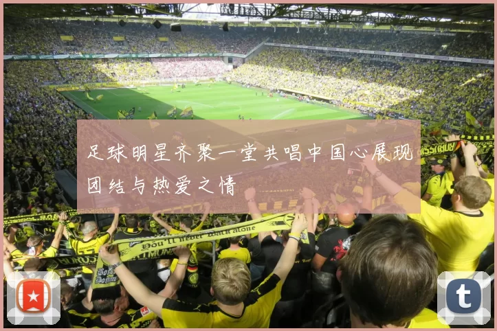足球明星齐聚一堂共唱中国心展现团结与热爱之情
