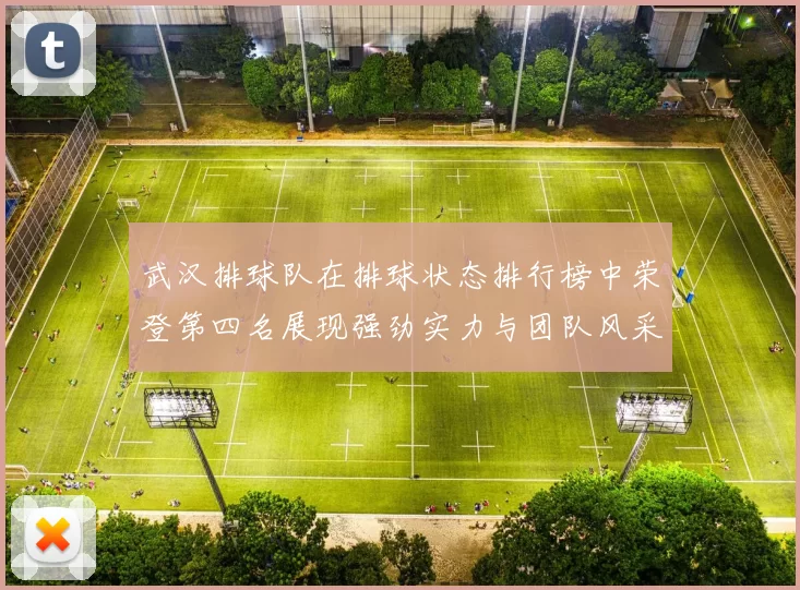 武汉排球队在排球状态排行榜中荣登第四名展现强劲实力与团队风采